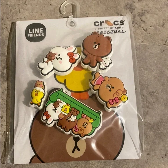 Crocs x Line Friends Jibbitz Charms Set - Picture 1 of 4